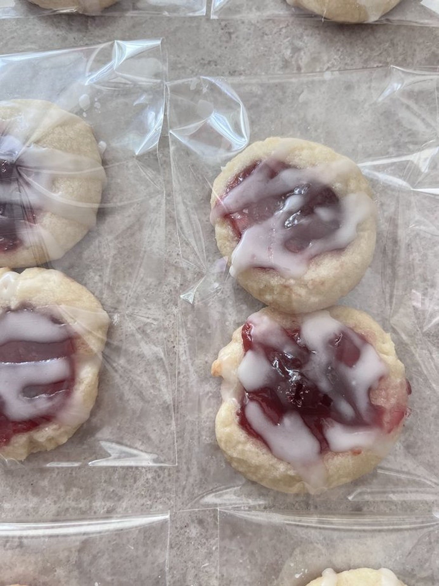 Vanilla Shortbread Thumbprint Cookies