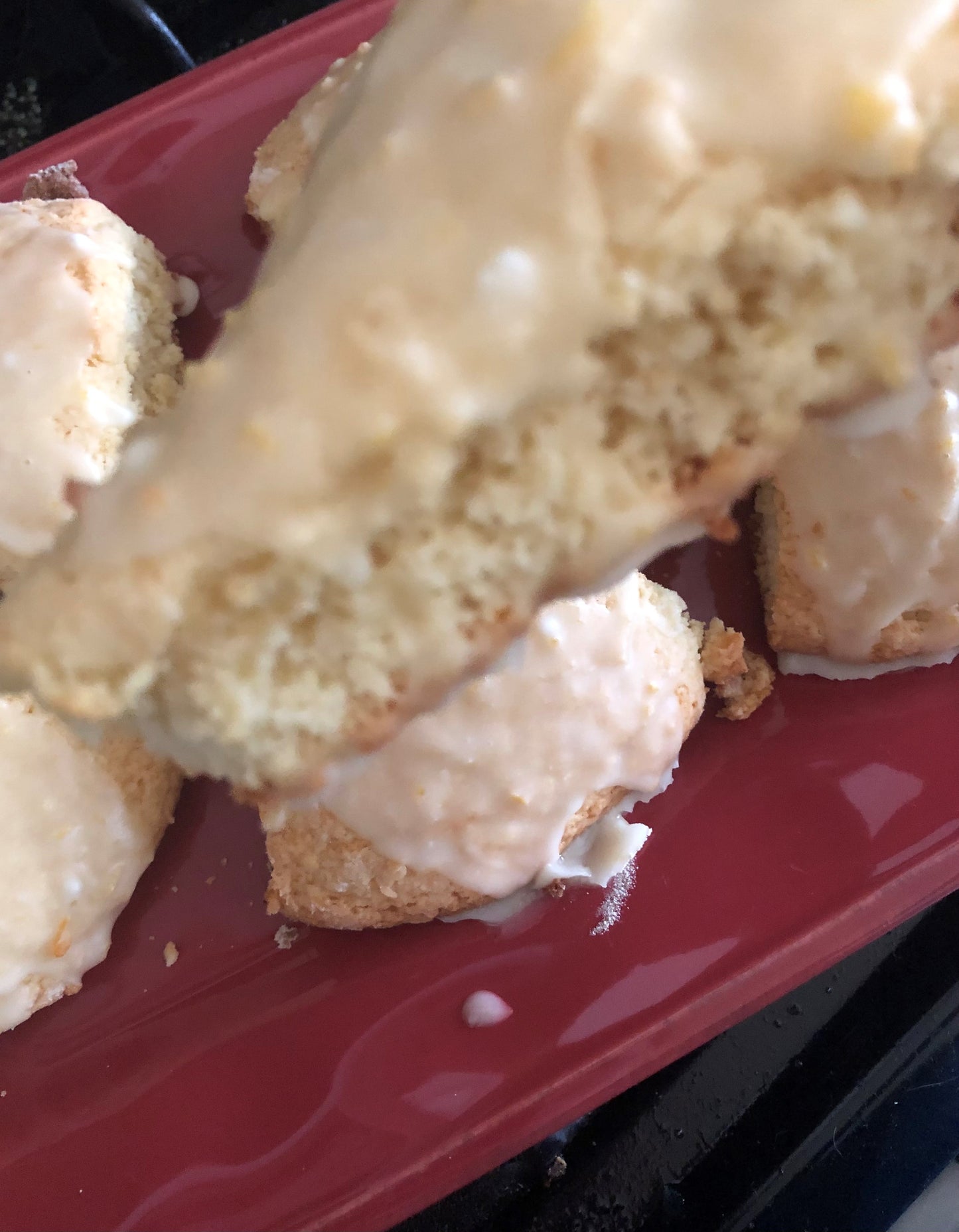 Orange Scones with Vanilla Orange Glaze