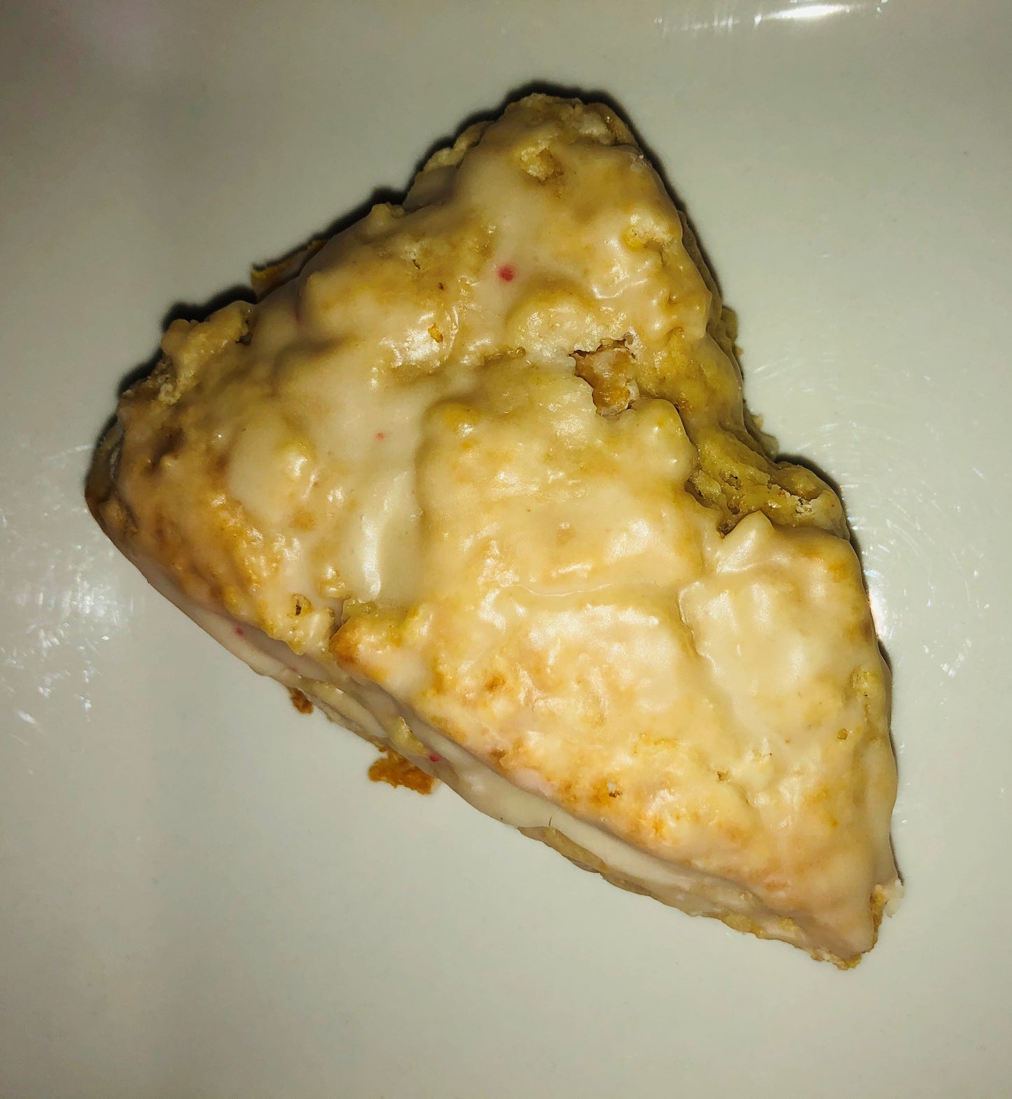 Just Peachy Scones with Vanilla Glaze *Peach Pie Scones with Vanilla Glaze