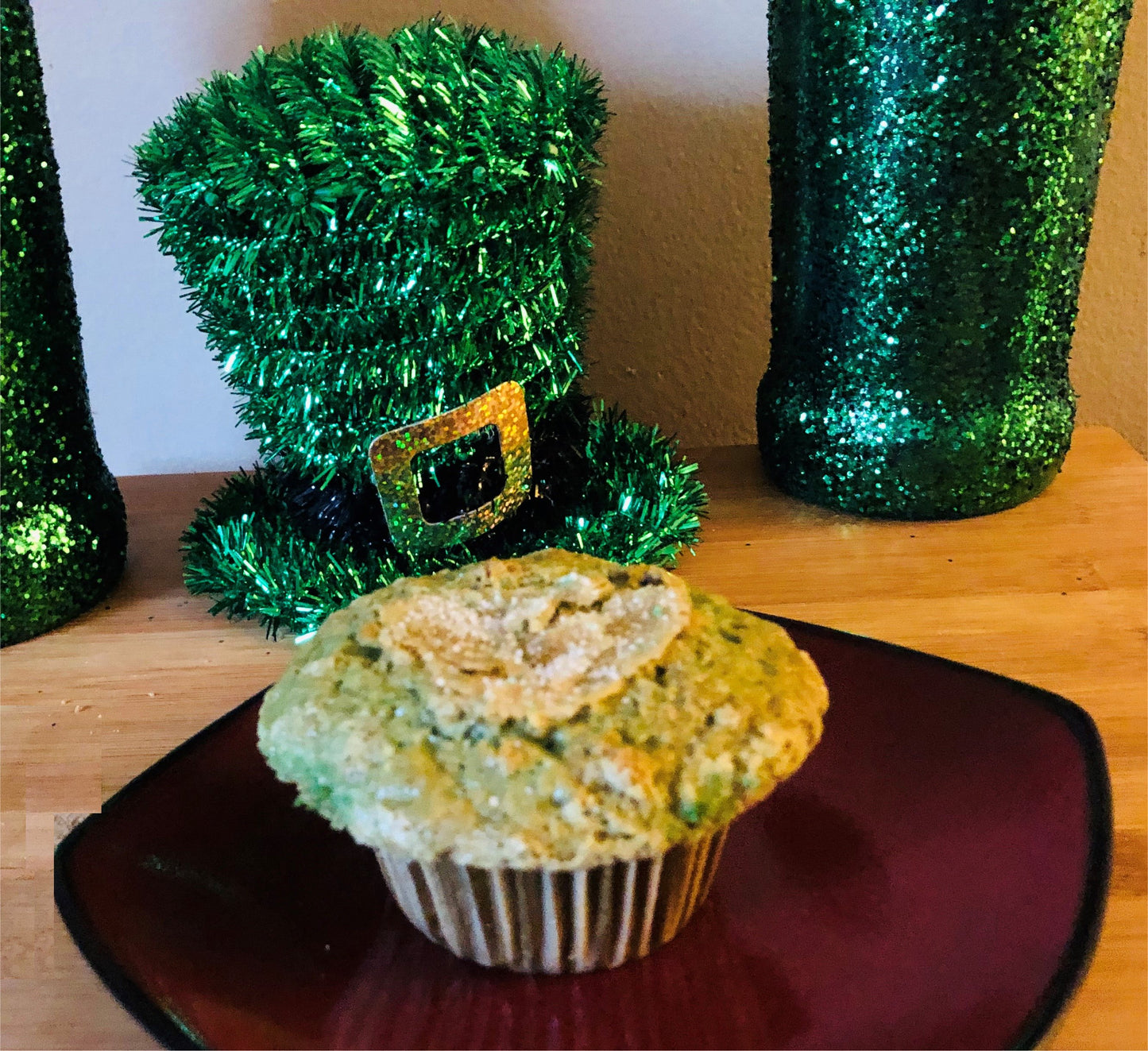 Pistachio Muffins * Moist & Delicious * Organic Ingredients