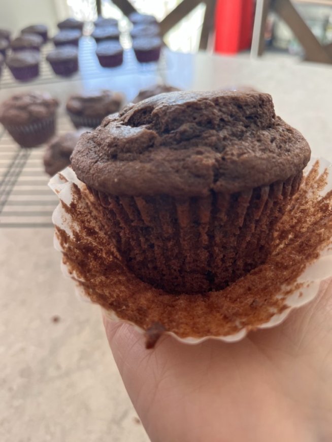 Double Dark Chocolate Muffins * Super Moist & Delicious *