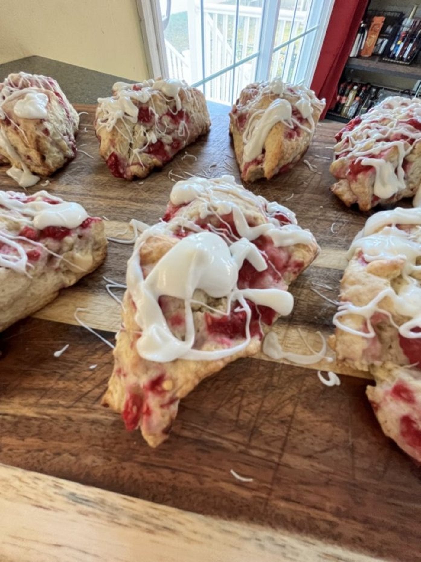 Delicious Raspberry White Chocolate Scones