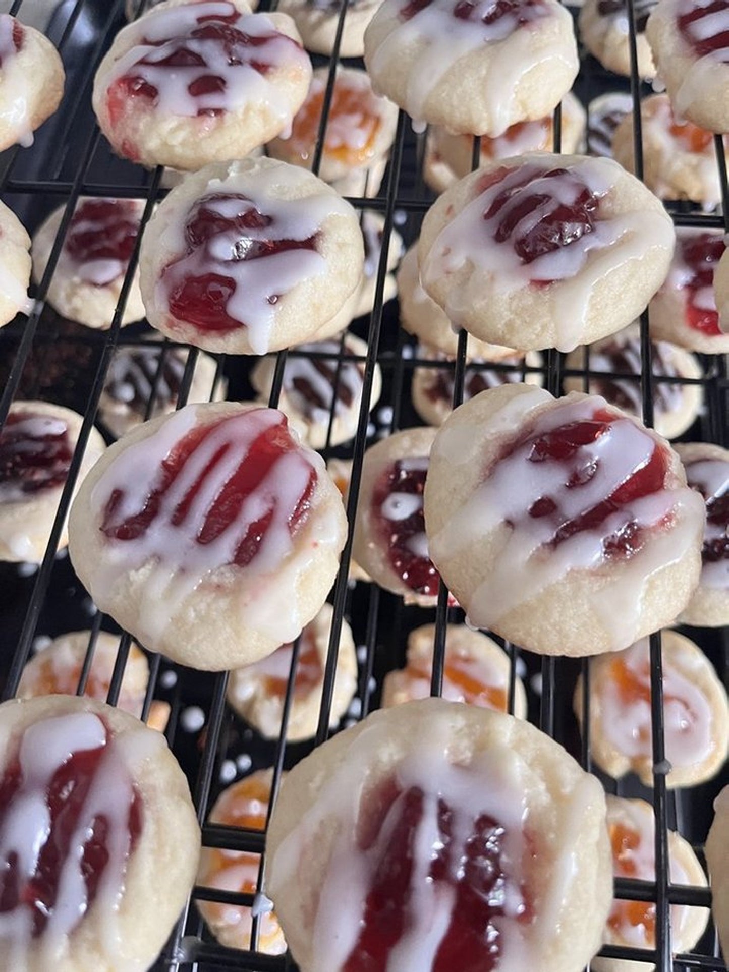 Vanilla Shortbread Thumbprint Cookies