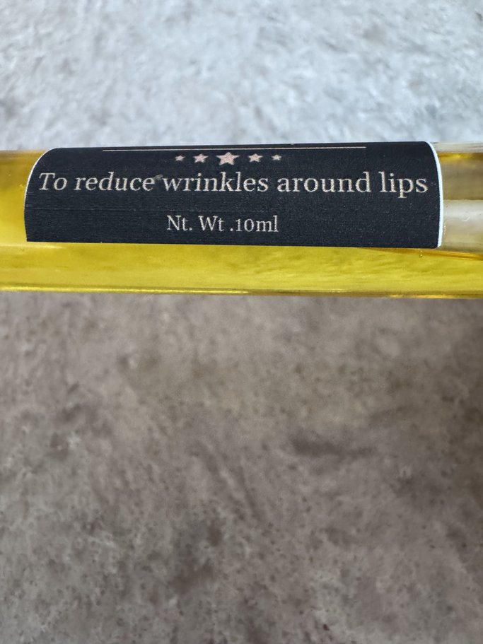 Anti Aging Lip Serum * For Fine Lines & Wrinkles Around The Lips * Organic & Vegan Friendly