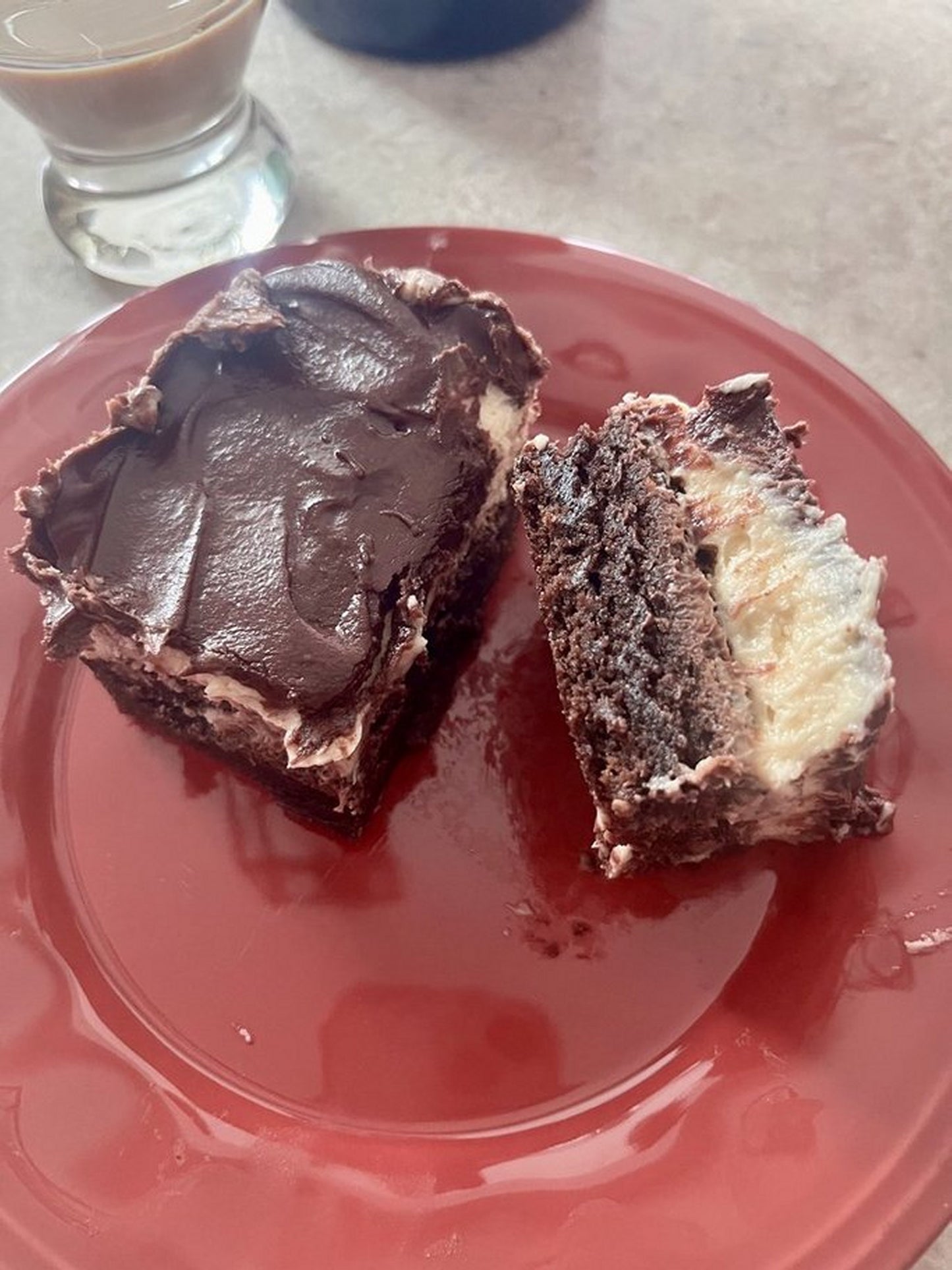Irish Cream Brownies - Bailey's Irish Cream Brownies