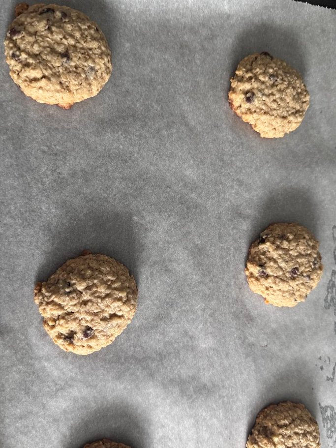 Irish Oat Cookies with Raisins, Mini Chocolate Chips & Walnuts * Wonderful St. Patrick's Day Treat
