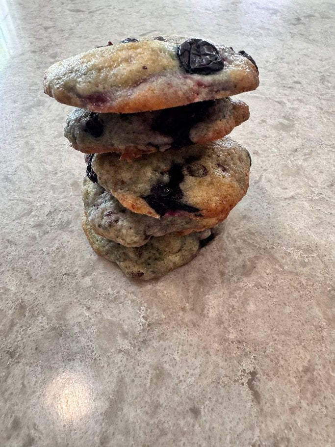 Blueberry Chocolate Chip Cookies
