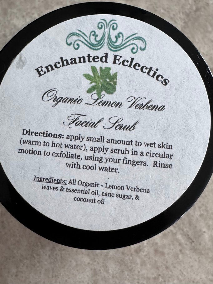 Lemon Verbena Facial & Body Scrub *Organic and Vegan Ingredients