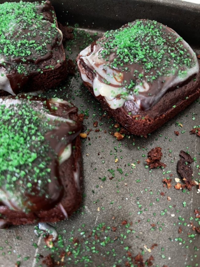 Irish Whiskey Brownies/Irish Coffee Brownies